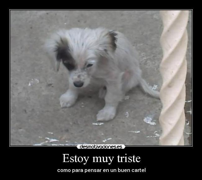 Estoy muy triste - 