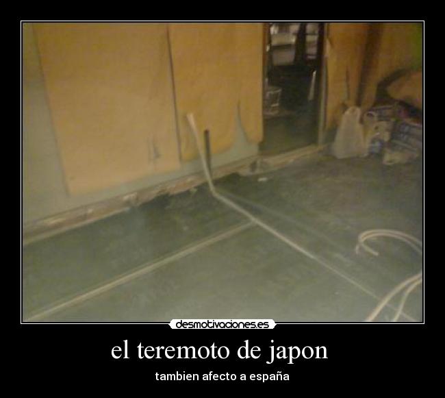 el teremoto de japon -