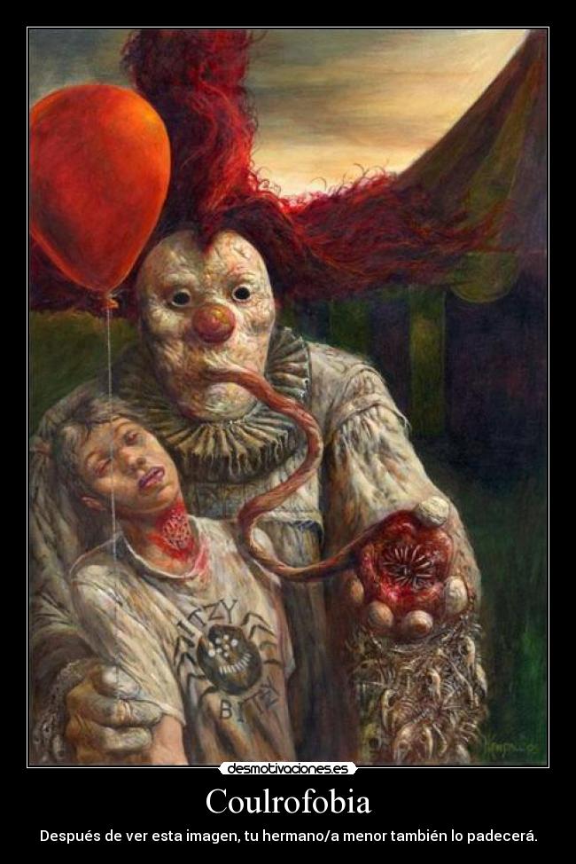 Coulrofobia -