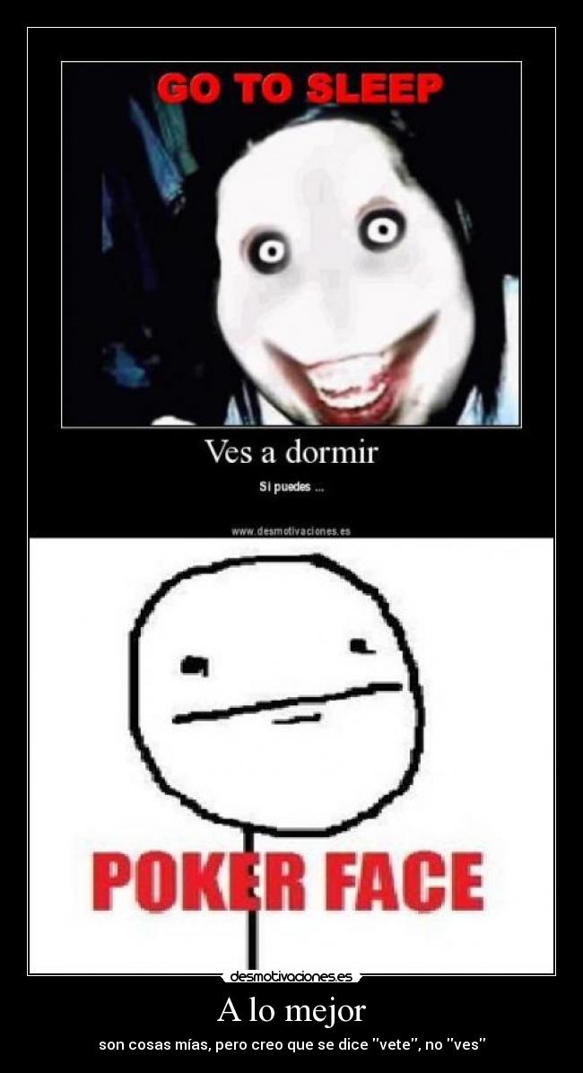 carteles poker face desmotivaciones