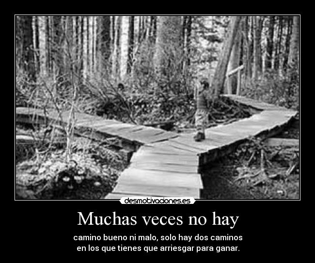 Muchas veces no hay - 