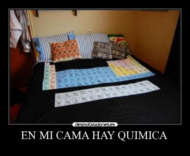 EN MI CAMA HAY QUIMICA  - 