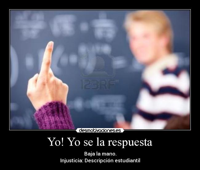 Yo! Yo se la respuesta - 