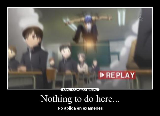 Nothing to do here... - 