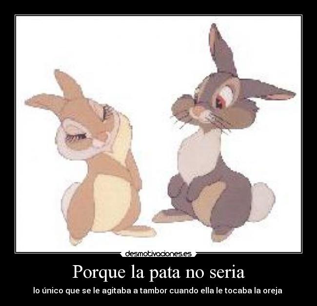 carteles bambi conejo desmotivaciones