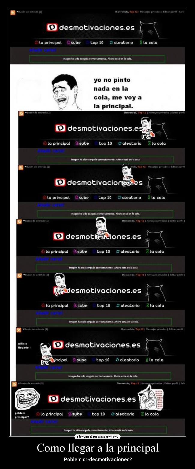 Como llegar a la principal -