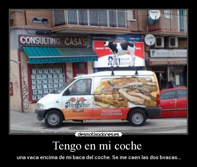 Tengo en mi coche  - 