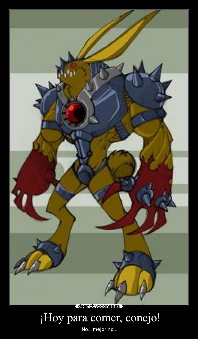 ¡Hoy para comer, conejo! - No... mejor no...