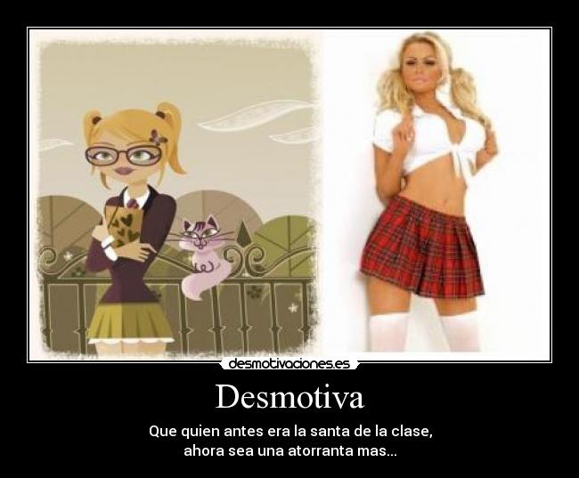 carteles colegialas desmotivaciones