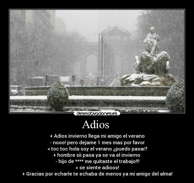 carteles adios hola desmotivaciones