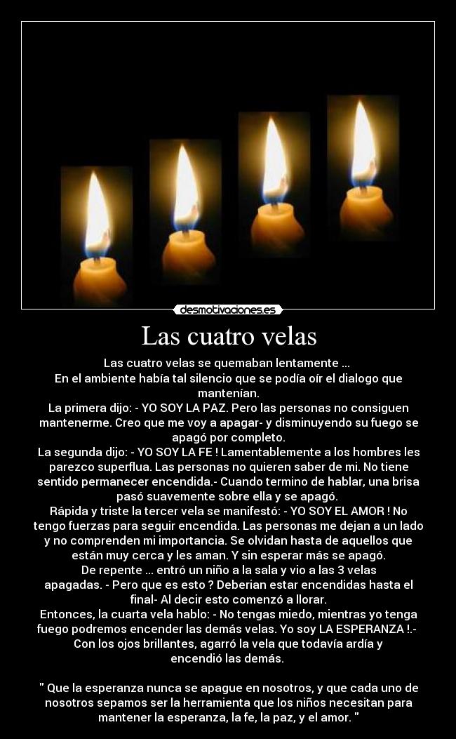 Las cuatro velas - 