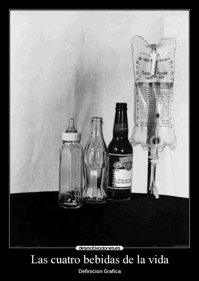 Las cuatro bebidas de la vida -