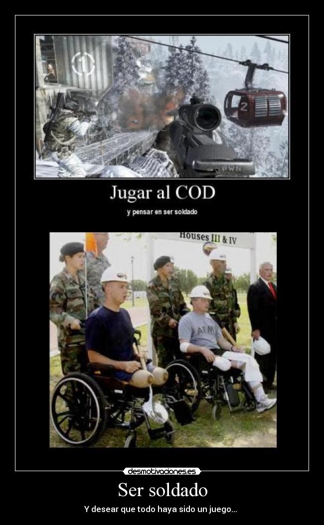 Ser soldado - 