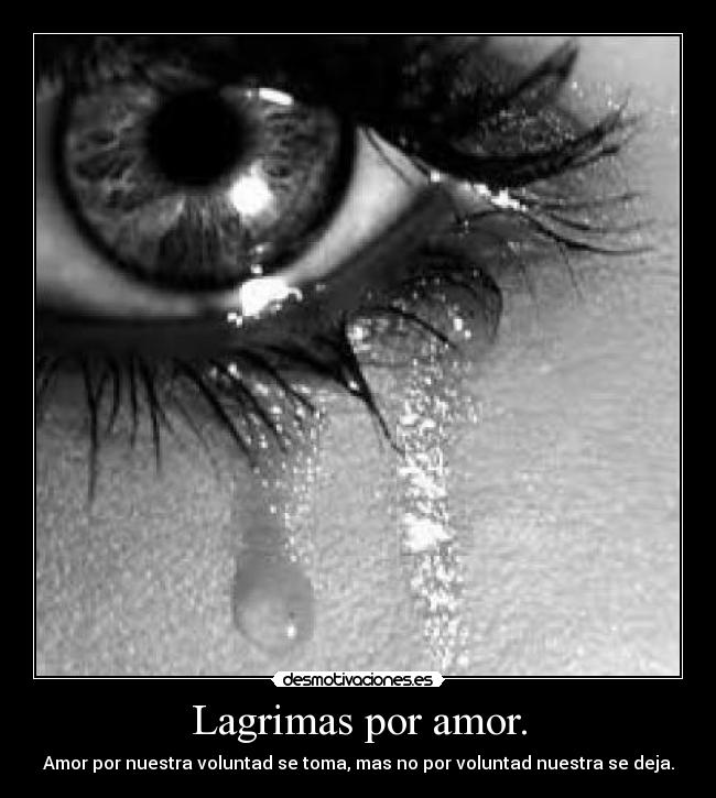 Lagrimas por amor. - 