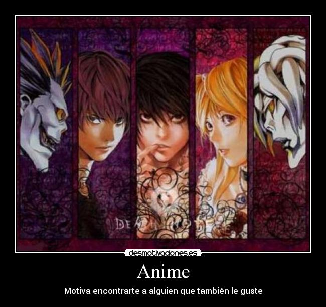 carteles anime anime motiva encontrarte alguien que tambien guste desmotivaciones