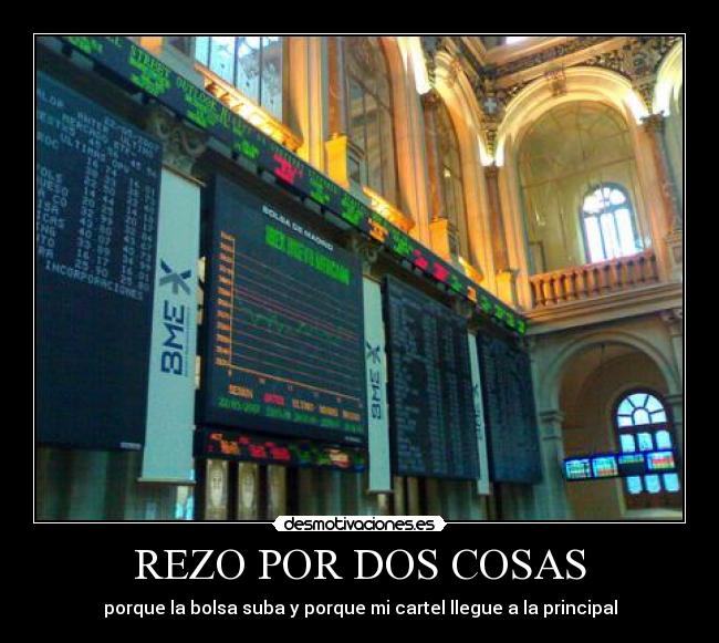 REZO POR DOS COSAS -