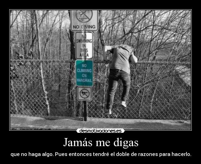 Jamás me digas - 