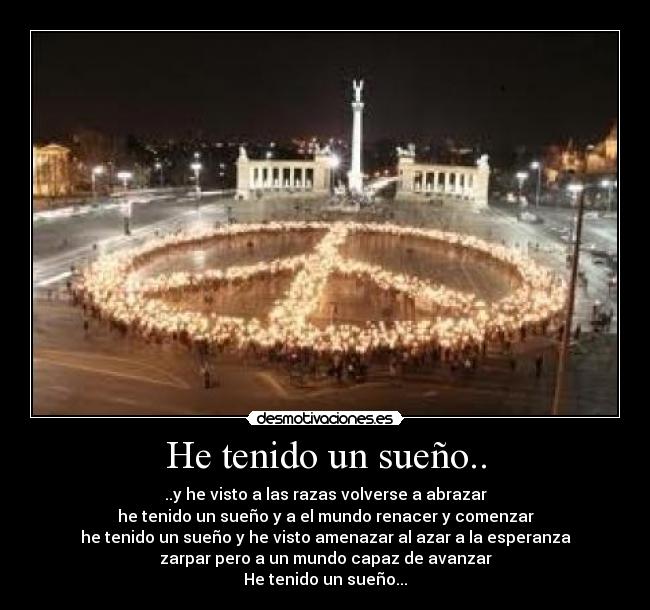 He tenido un sueño.. -