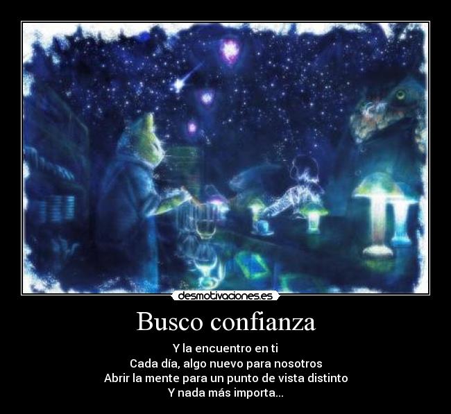 Busco confianza - 