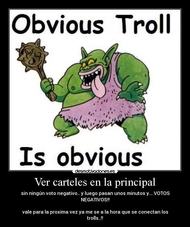 Ver carteles en la principal - 