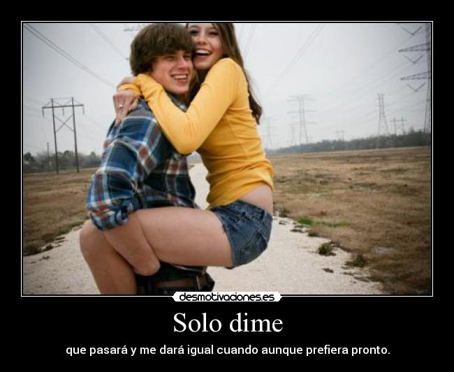 Solo dime - 