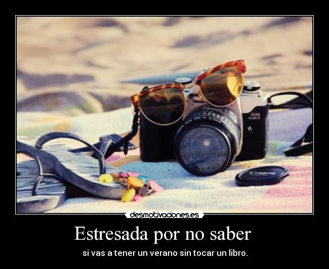 Estresada por no saber -