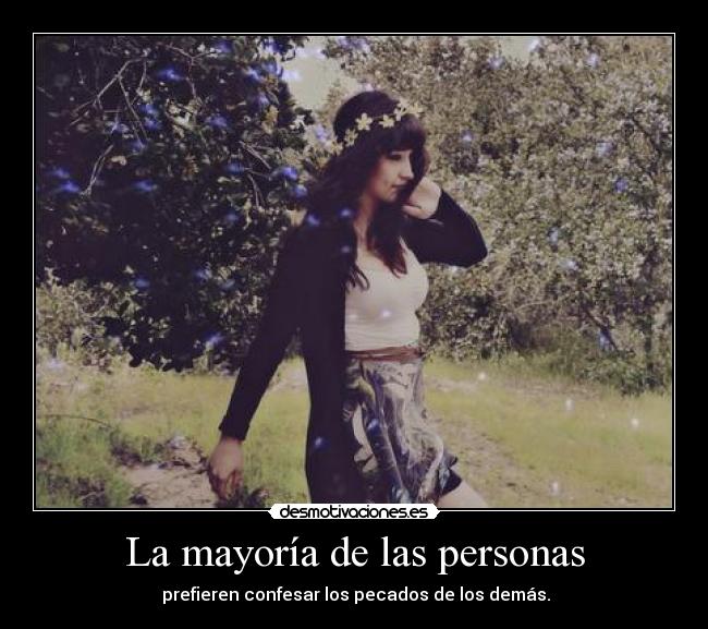 La mayoría de las personas - 