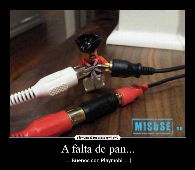 A falta de pan... - 