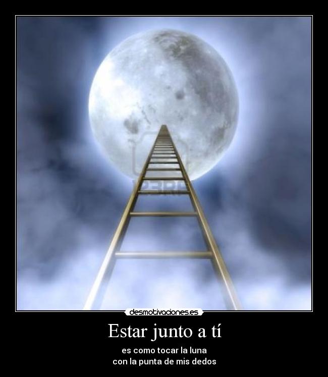 carteles amor luna bonito desmotivaciones