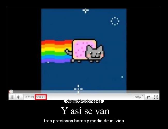 carteles nyan cat desmotivaciones