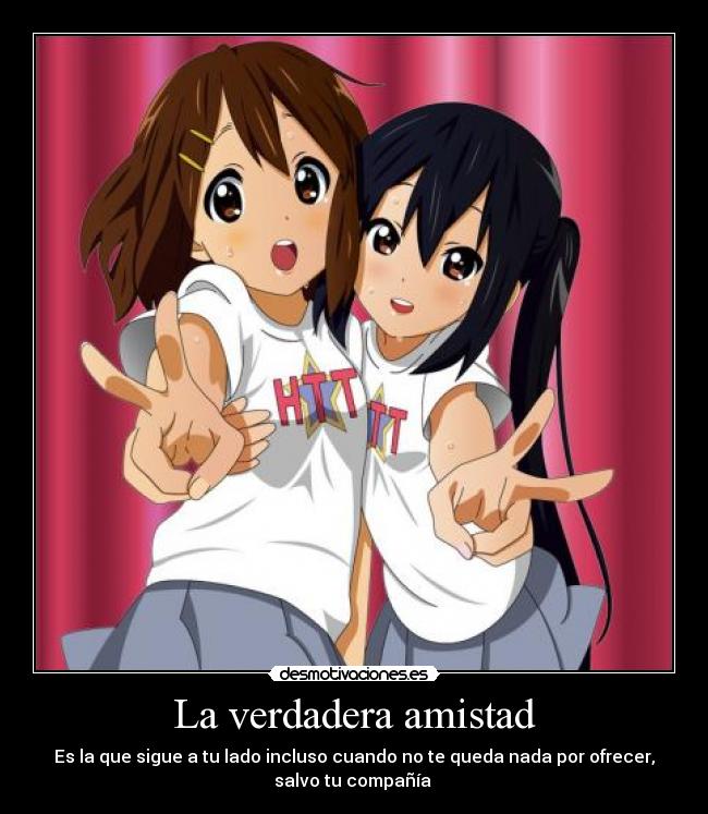 La verdadera amistad - 