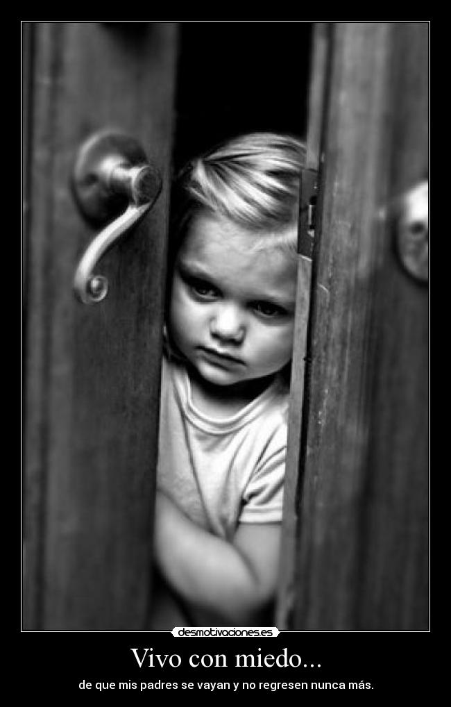 Vivo con miedo... - 