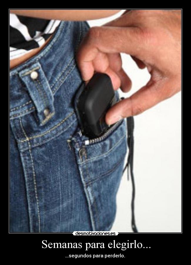 Semanas para elegirlo... -