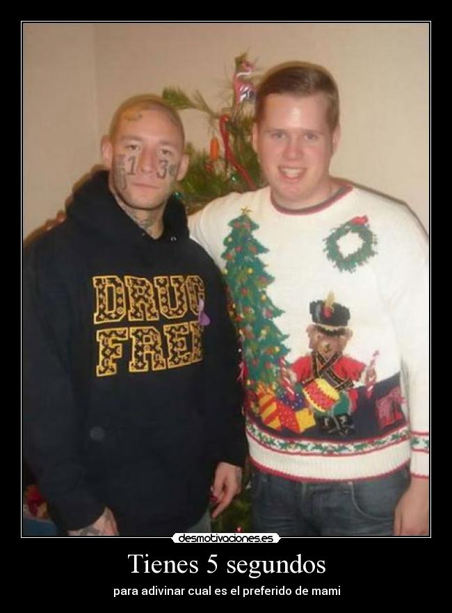 Tienes 5 segundos - para adivinar cual es el preferido de mami