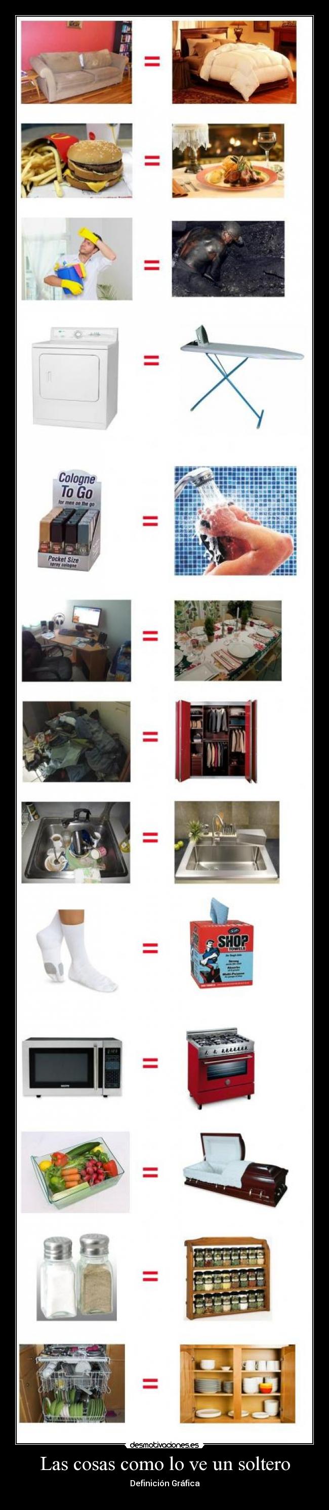 Las cosas como lo ve un soltero - 