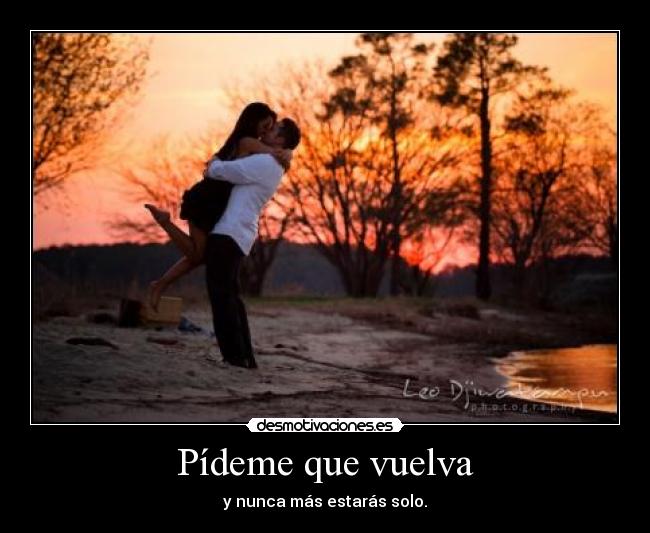 Pídeme que vuelva -