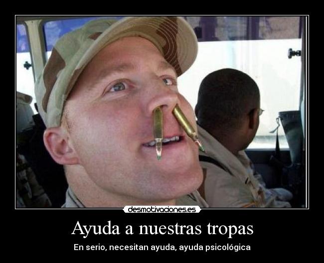 Ayuda a nuestras tropas -