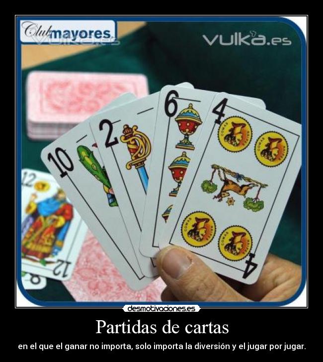 Partidas de cartas - 