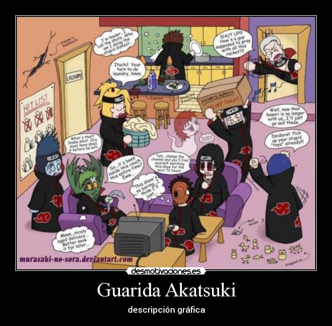 Guarida Akatsuki - descripción gráfica