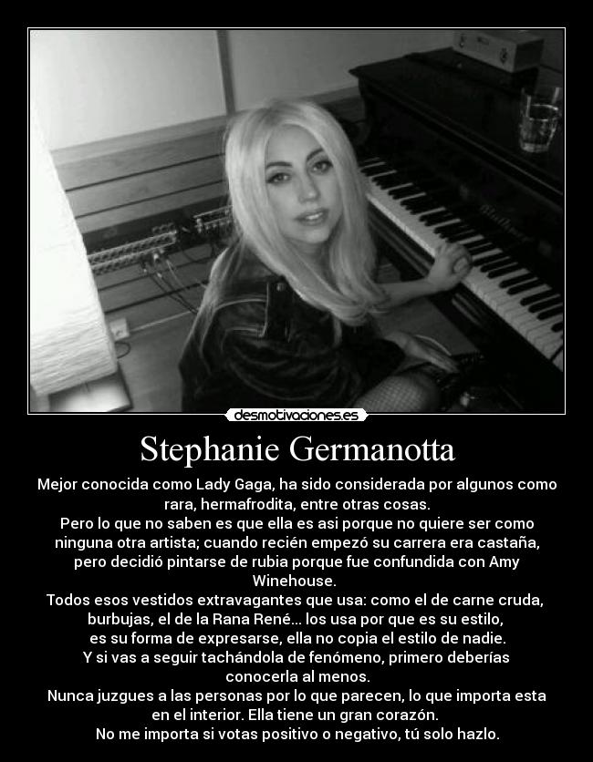carteles stephanie germanotta lady gaga desmotivaciones