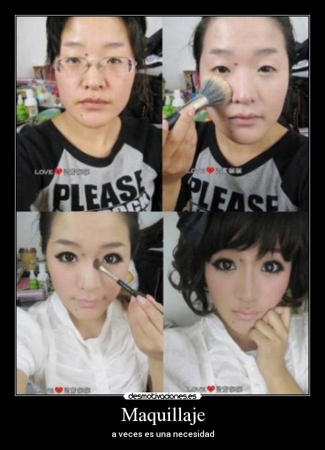 Maquillaje - a veces es una necesidad