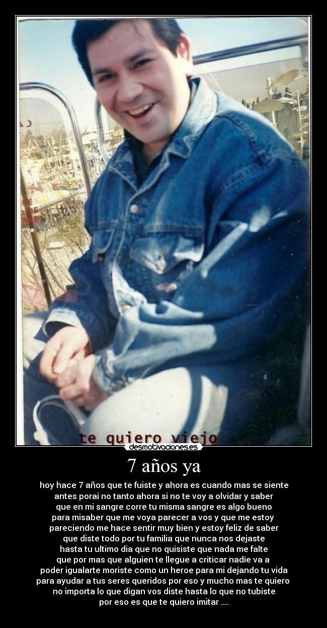 7 años ya -