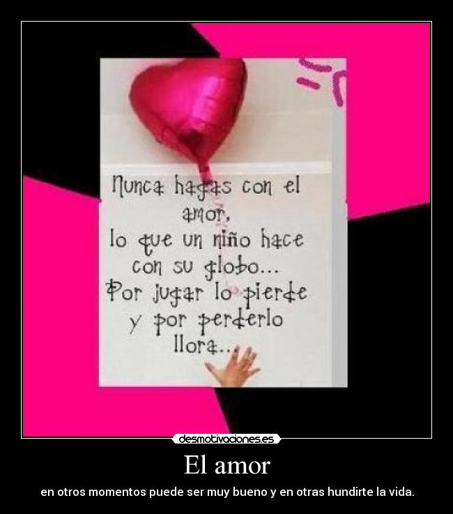 El amor -
