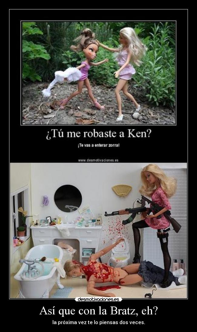 carteles barbie desmotivaciones