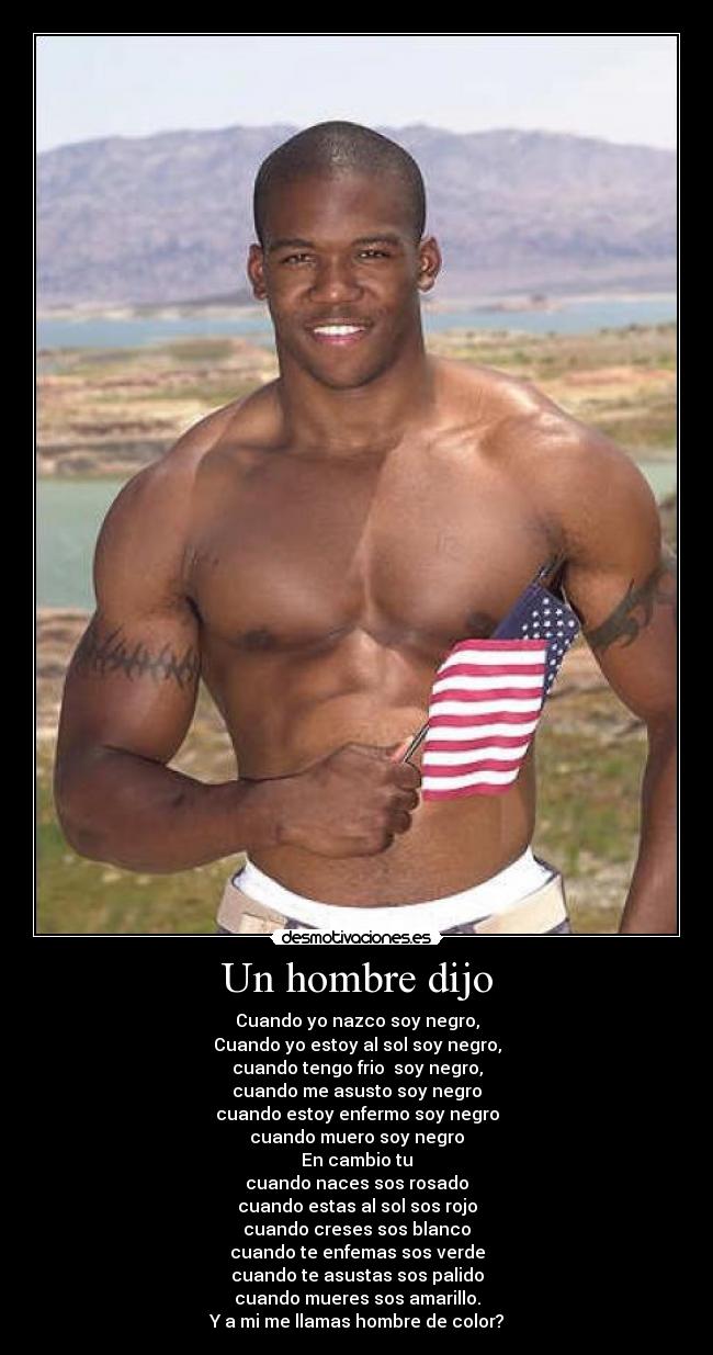 Un hombre dijo -