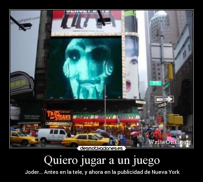 Quiero jugar a un juego -