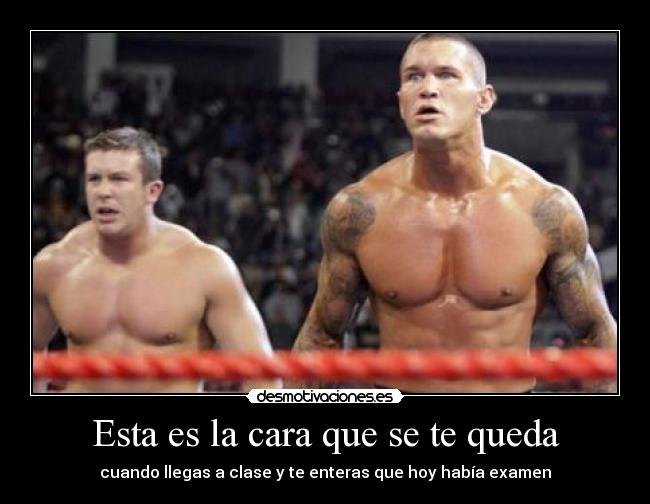 Esta es la cara que se te queda -