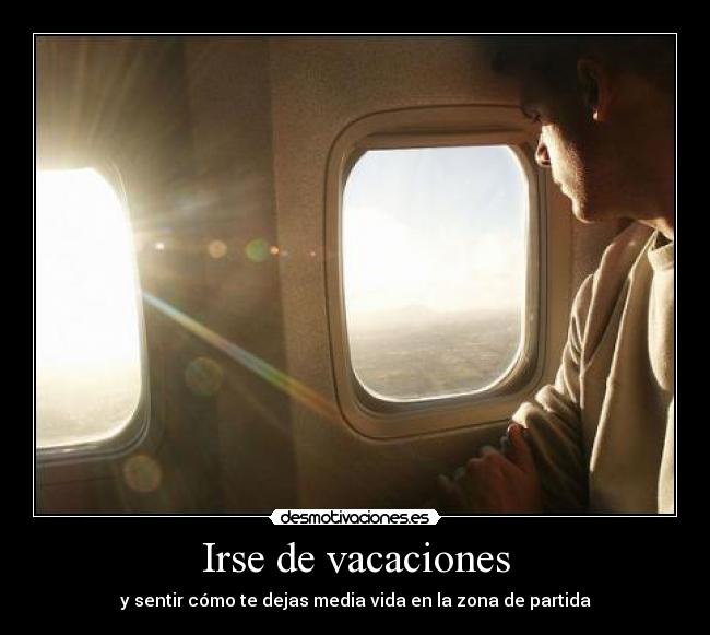 Irse de vacaciones -