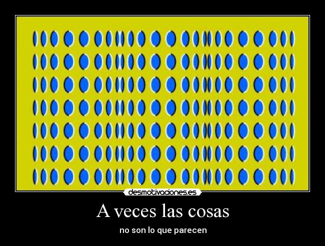 A veces las cosas - 