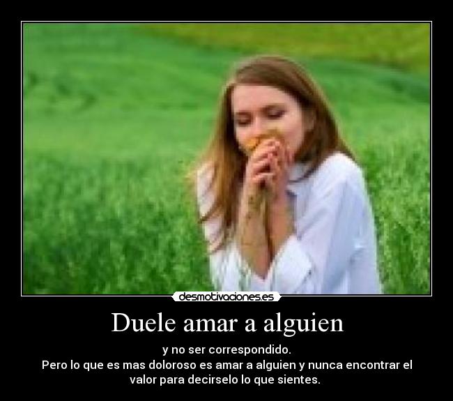 Duele amar a alguien - 